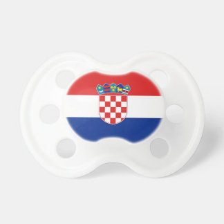 Pacifier with flag of Croatia