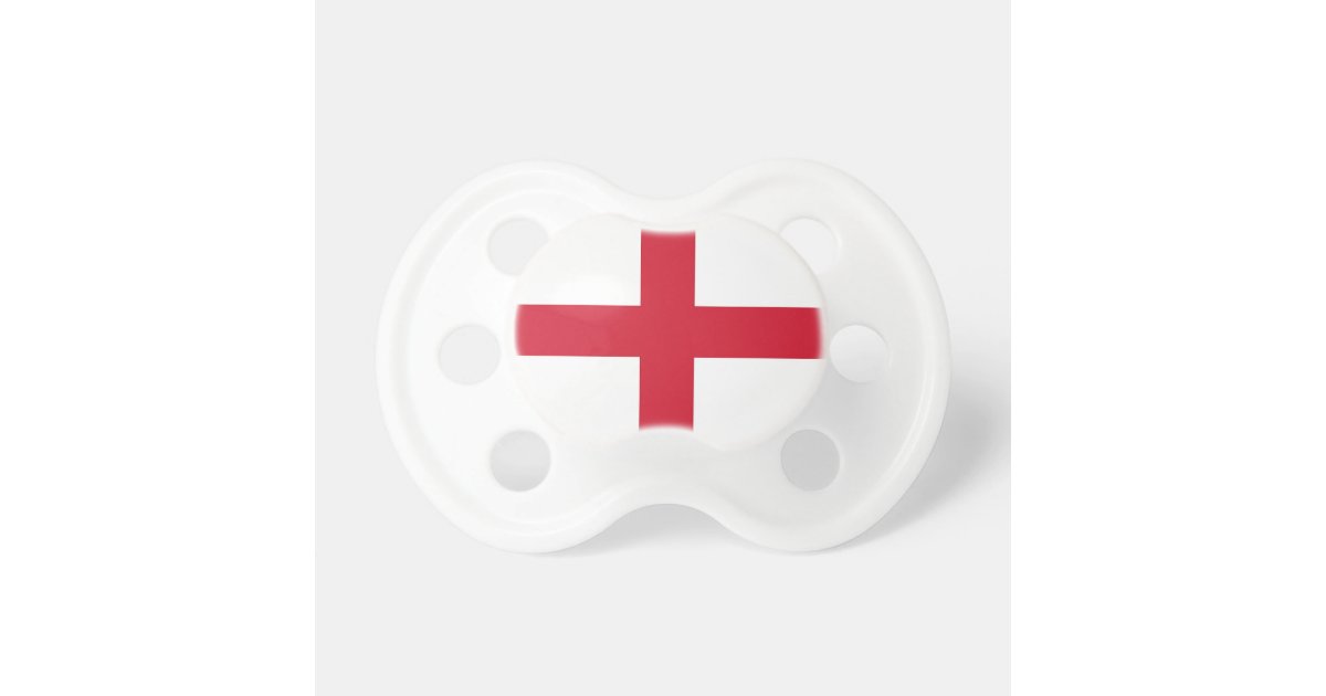 Pacifier with flag of England | Zazzle