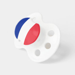 Pacifier with flag of France | Zazzle