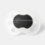 Xavier and Oliver   Pacifiers