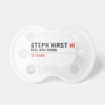 Steph hirst  Pacifiers