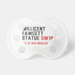 millicent fawcett statue  Pacifiers