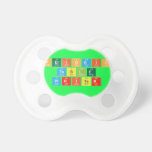 Periodic
 Table
 Writer  Pacifiers