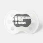 Periodic
 Table
 Writer  Pacifiers