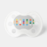A B C D E F G
 H I J K L M N
 O P Q R S T U
 V W X Y Z ! ?  Pacifiers