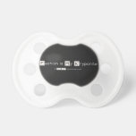 Fashion is My Kryponite  Pacifiers