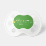Yeah!!! It's July again. Durotym 13th is clicking    
    Happy birthday in ad..  Pacifiers