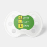 Game Letter Tiles  Pacifiers