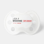 1-59-7  MIDORINO  Pacifiers