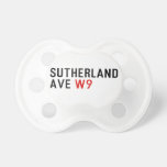 Sutherland ave  Pacifiers