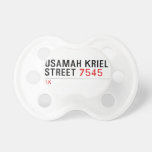 usamah kriel street  Pacifiers