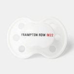 FRAMPTON ROW  Pacifiers