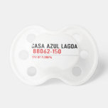 CASA AZUL LAGOA   Pacifiers