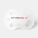 Keats Vale  Pacifiers