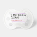 Yosef empire  Avenue   Pacifiers