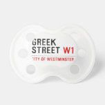 Greek Street  Pacifiers