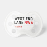West End  Lane  Pacifiers