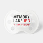 mEMORY LANE  Pacifiers