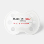 Made In   Pacifiers