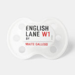 English Lane  Pacifiers