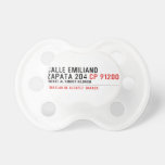 CALLE EMILIANO  ZAPATA 204  Pacifiers