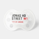 JONAS HO  STREET  Pacifiers