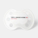 purple voucher avenue  Pacifiers