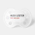 Alex Lester  Pacifiers