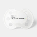 Your Name ishmael Street orange farm dzk 3  Pacifiers