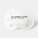 Dene community school art trip   Pacifiers