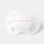 keep calm and love me  Pacifiers