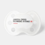 Sandra Cross Richmond Avenue  Pacifiers