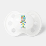 Coiny
 Eraser
 Fi|rey
 Flower
 Fries
 Gelatin
 Ice Cube
 Pin
 Ruby
 Sb
 Tb
 Woody  Pacifiers