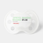 ISHMAEL MAKGAE MUSONA  Pacifiers