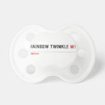 rainbow twinkle  Pacifiers