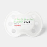 ISHMAEL MAKGAE MUSONA  Pacifiers