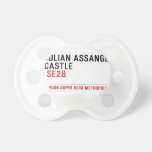 JULIAN ASSANGE CASTLE    Pacifiers
