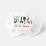 EEFTING MEWS  Pacifiers