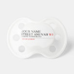 Your Name Street anuvab  Pacifiers