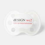 dESIGN  Pacifiers