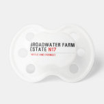 Broadwater Farm Estate  Pacifiers