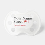 Your Name Street  Pacifiers