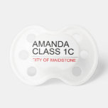 AMANDA class 1C  Pacifiers