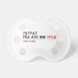 Patpat 906 ave nw  Pacifiers