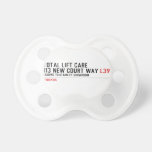 Total Lift Care 113 New Court Way  Pacifiers