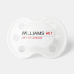 WILLIAMS  Pacifiers