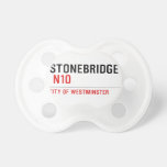 STONEBRIDGE   Pacifiers