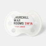 Churchill war rooms  Pacifiers