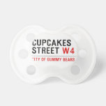 cupcakes Street  Pacifiers