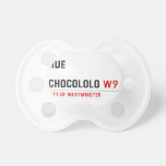 Rue  chocololo  Pacifiers